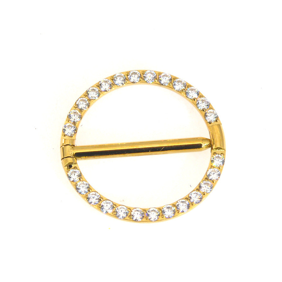 Nipple Ring Diamond Round Nipple Human Body Piercing Accessories Buy Center