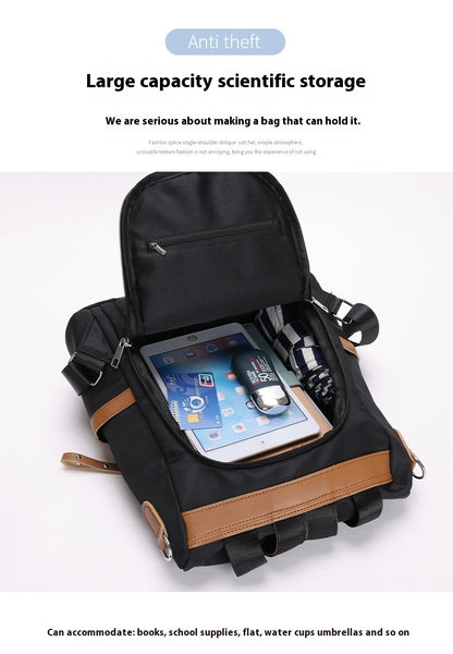 Just Arrived at Buy Center: Large Capacity Backpack Oxford Cloth Waterproof Student Travel Bag