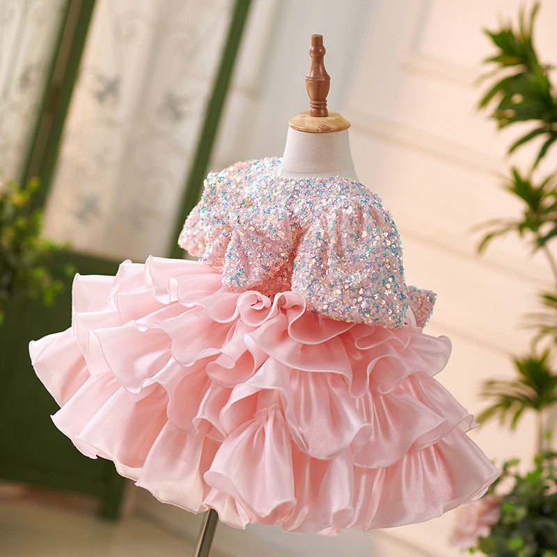 Cute Flower Children's Short Sleeve Tulle Tutu Dress Buy Center