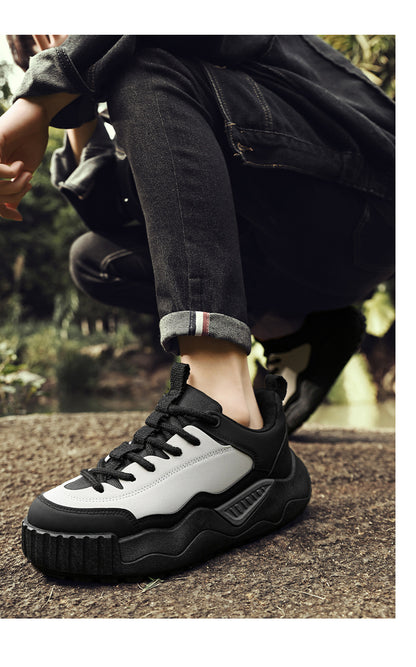 Newly Released at Buy Center: Male Leather Platform Fashion Casual Shoes