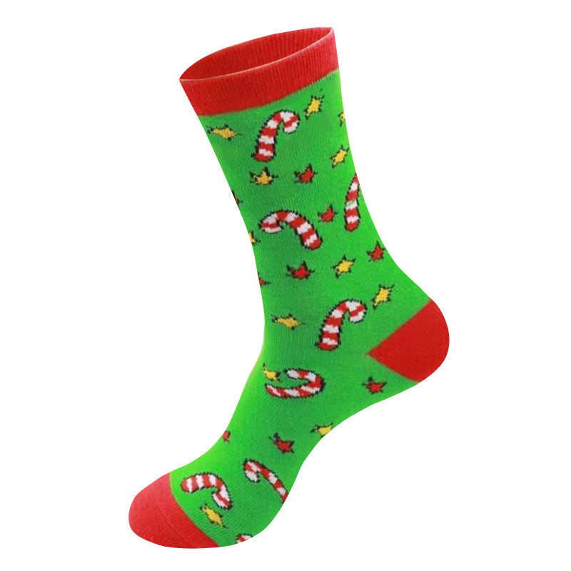 Santa Claus Snowman Elk Socks Festive Buy Center