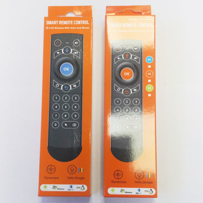 Newly Released at Buy Center: -border Google Intelligent Voice TV Set-top Box Universal Remote Control Wireless Mouse And Keyboard