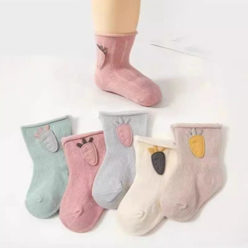 Buy Center Exclusive Offer-Spring And Autumn Newborn Kid's Socks Baby Socks Class A Loose Mouth Anti-drop