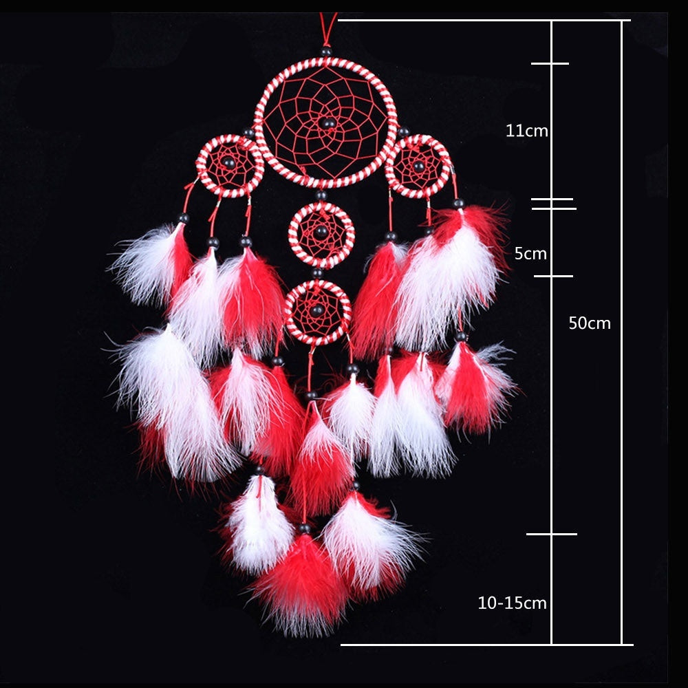 Pure White Feather Lights Dreamcatcher Buy Center