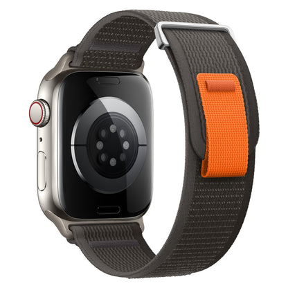 Newly Released at Buy Center: Suitable For Watch Band Wild Trail Loop Nylon Two-section Modified Black With Gray