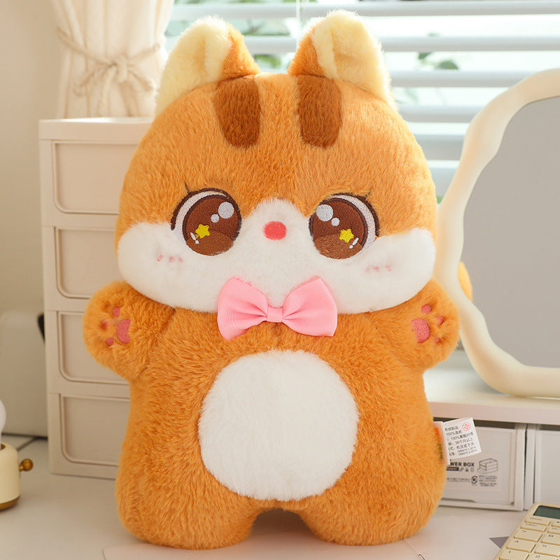 Newly Released at Buy Center: Colorful Cat Doll Pillow Comfort Pillow Plush Toy Brown Cat