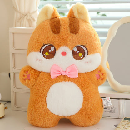 Newly Released at Buy Center: Colorful Cat Doll Pillow Comfort Pillow Plush Toy Brown Cat