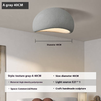 Hot New Items at Buy Center: Ceiling Lamp Bedroom Light Living Room Restaurant Simple Lamps Gray 40CM E27