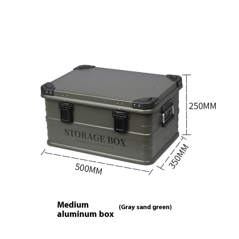 Fresh Arrivals at Buy Center: Storage Multifunctional Waterproof Vehicle-mounted Storage Box Gray Sand Green Medium