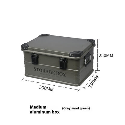 Fresh Arrivals at Buy Center: Storage Multifunctional Waterproof Vehicle-mounted Storage Box Gray Sand Green Medium