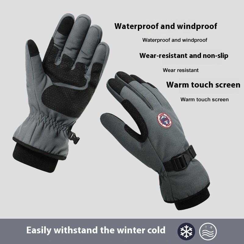 Gants d'hiver chauds pour hommes, ski, sports de plein air, équitation