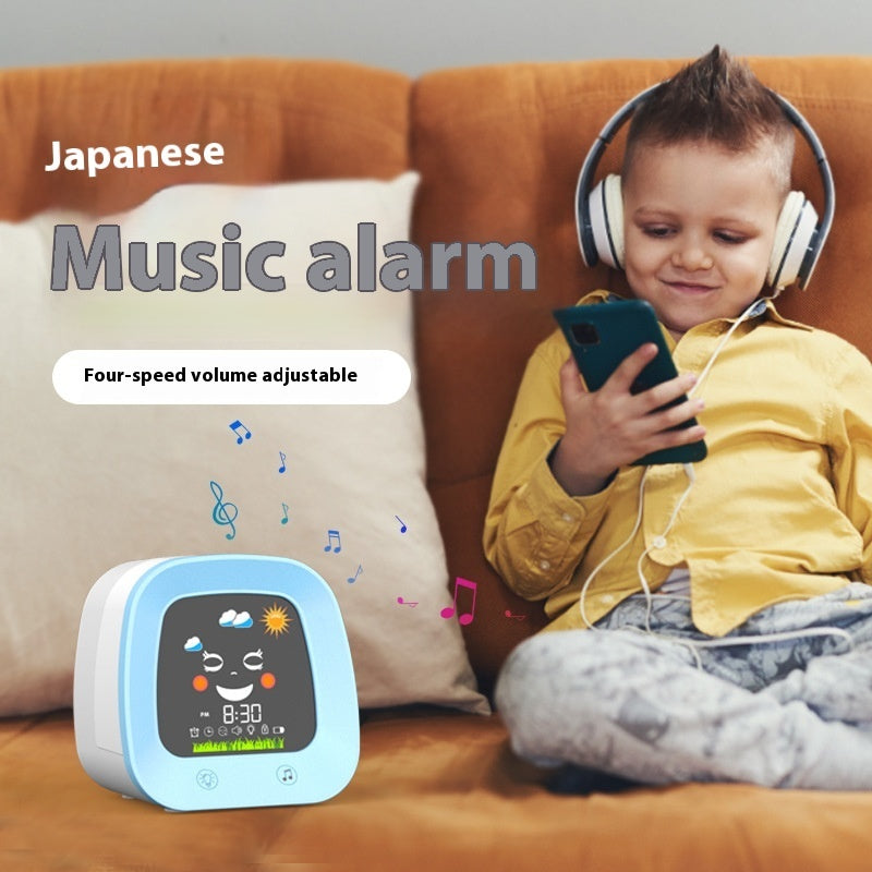 Hot New Arrivals at Buy Center: Children's Music Alarm Student Mute Snooze Alarm Bedside Luminous Clock