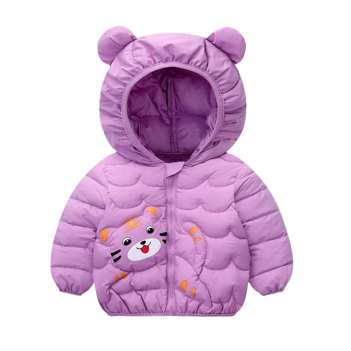 Fresh on the Scene at Buy Center: Children's Lightweight Down Jacket Cotton Clothes Cartoon Purple