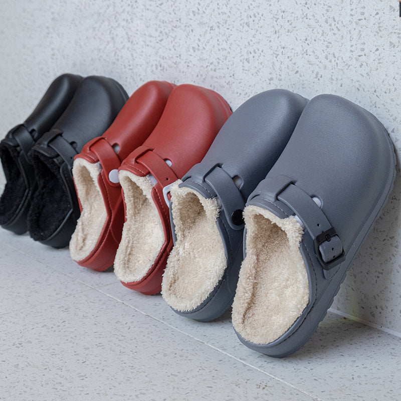 Warm Indoor Mute Couple Household Cotton Slippers Buy Center