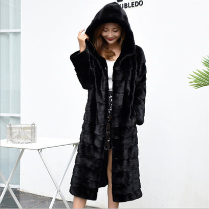 Fur Long Coat Thickened Warm Buy Center