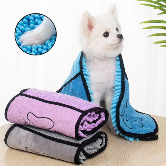 Trending Now at Buy Center: Dogs Cats Towels Super Absorbent Dog Bathrobe Microfiber Bath Towels Quick-Drying Cat Bath Towel For Pets Towel Dog Towels Pet Products