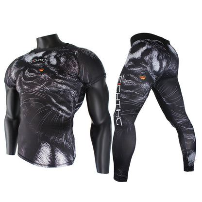 Buy Center Hot Pick-Men's Running Workout Quick-drying Training Short Sleeve FTEJSY4 Suit