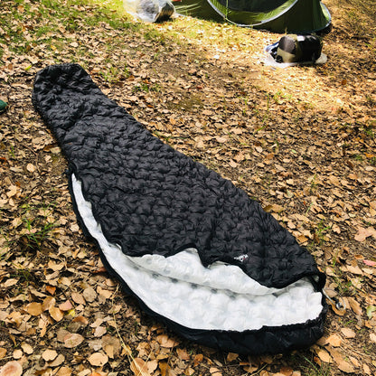 Kamperbox Down Sleeping Bag, Camping 3 Season Ultralight Sleeping Bags, Lightweight Sleeping Bag Bubblue Air 2