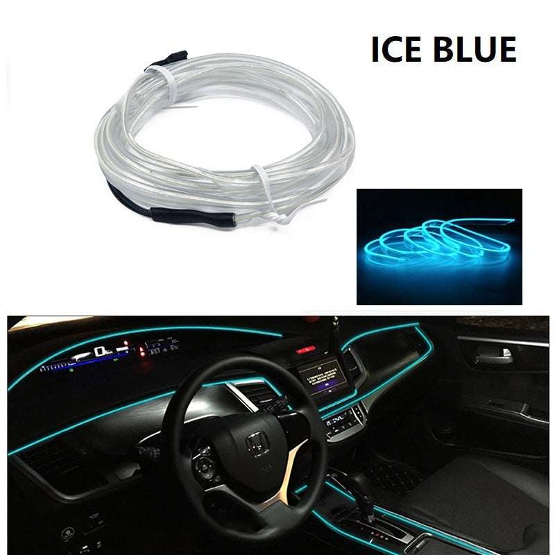 Fresh on the Scene at Buy Center: Car Mounted Ambient Light 6-meter USB LED Light Emitting Cable Ice Blue Usb Driver 6 M