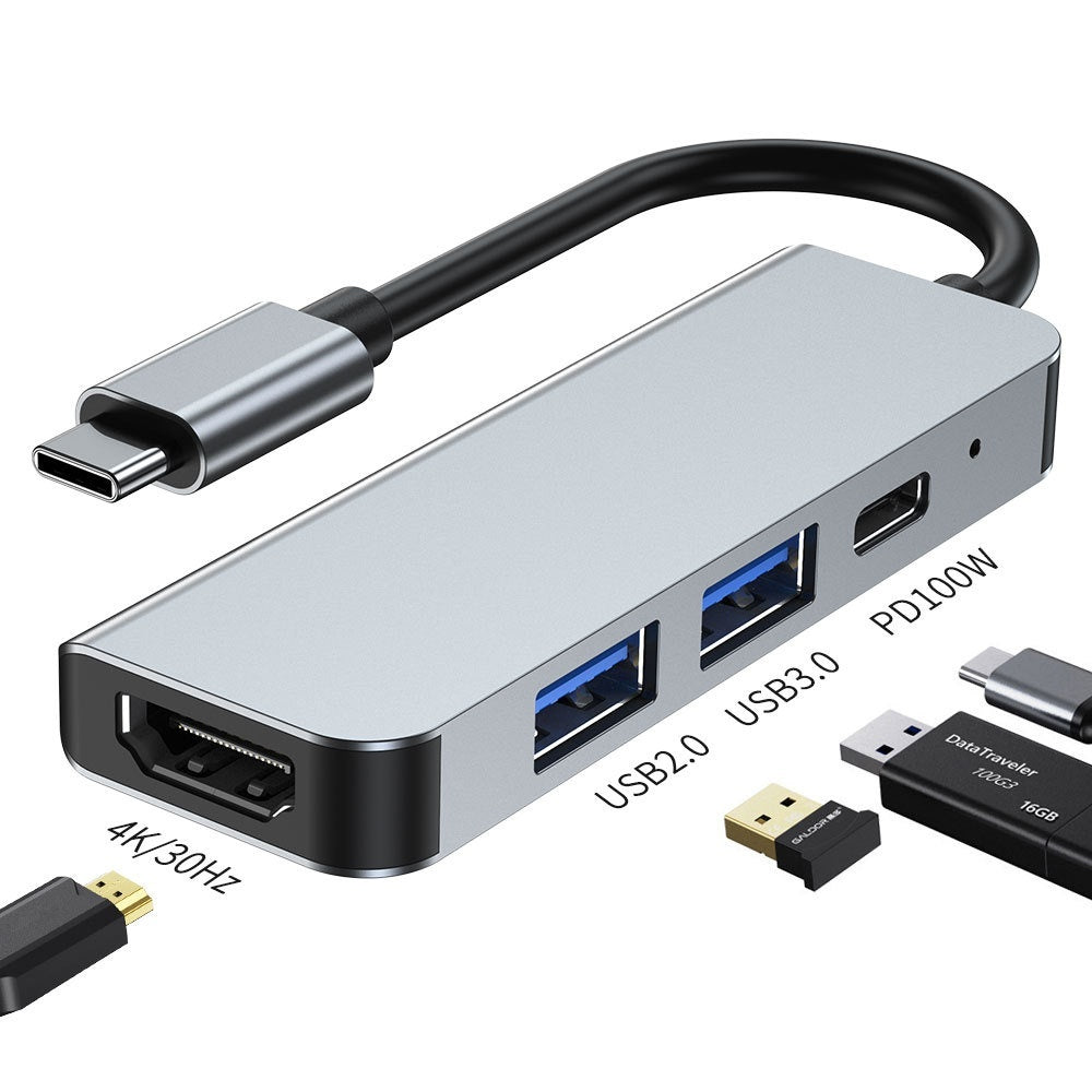 Portable Notebook And Tablet Computer Six In One Expansion Dock 4In1 100W