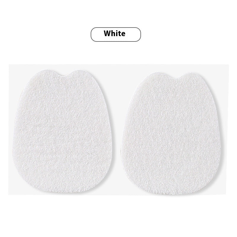 Just Arrived at Buy Center: Thin Felt Front Palm Anti-wear Half Size Anti-wear Shoes Tongue Stickers White