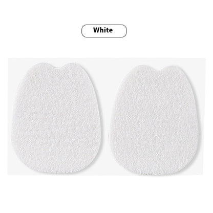 Just Arrived at Buy Center: Thin Felt Front Palm Anti-wear Half Size Anti-wear Shoes Tongue Stickers White