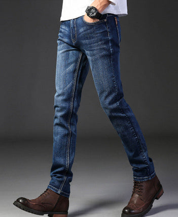 Newly Released at Buy Center: Straight Stretch Slim Fit Casual Men's Trousers