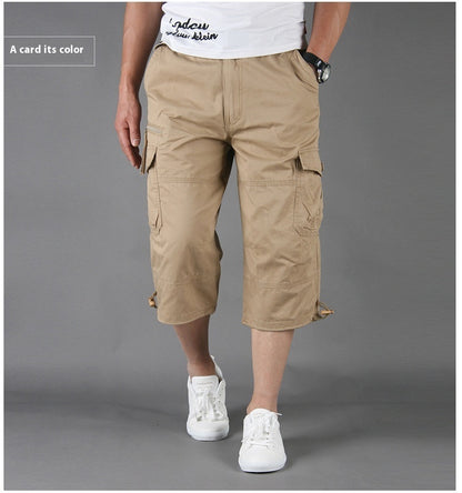 Newly Arrived at Buy Center: Men's Loose Thin Multi-pocket Outdoor Sports And Casual Shorts Khaki