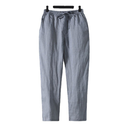 Fresh Arrivals at Buy Center: Cotton Linen Cropped Men's Casual Pants Style