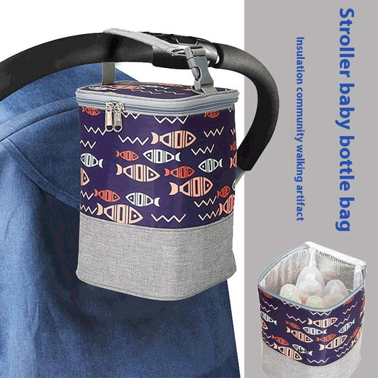 Now Available at Buy Center: Oxford Cloth Portable Feeding Bottle Bag Aluminum Foil Heat And Cold Insulation Mummy Out Lunch Box Bag