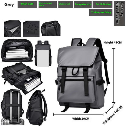 Waterproof Rucksack Backpack Large Capacity High Sense Men Buy Center