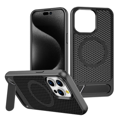 Fresh Arrivals at Buy Center: Phone Case Suitable Grid Cooling Magnetic Suction Black