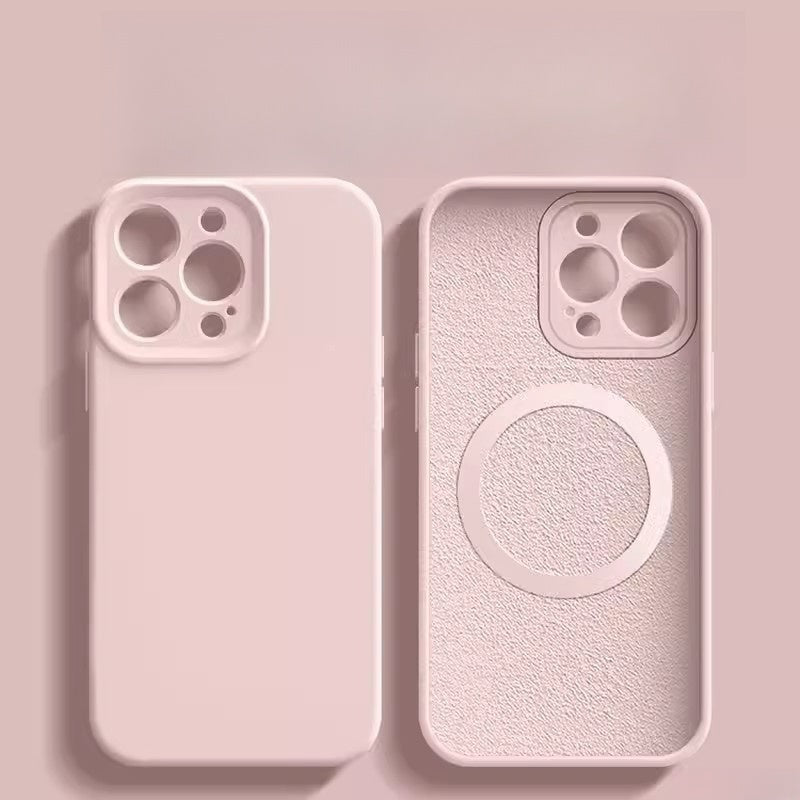 Fresh Arrivals at Buy Center: New Phone Case Magnetic Charging Animation Drop-resistant Protective Cover Pink