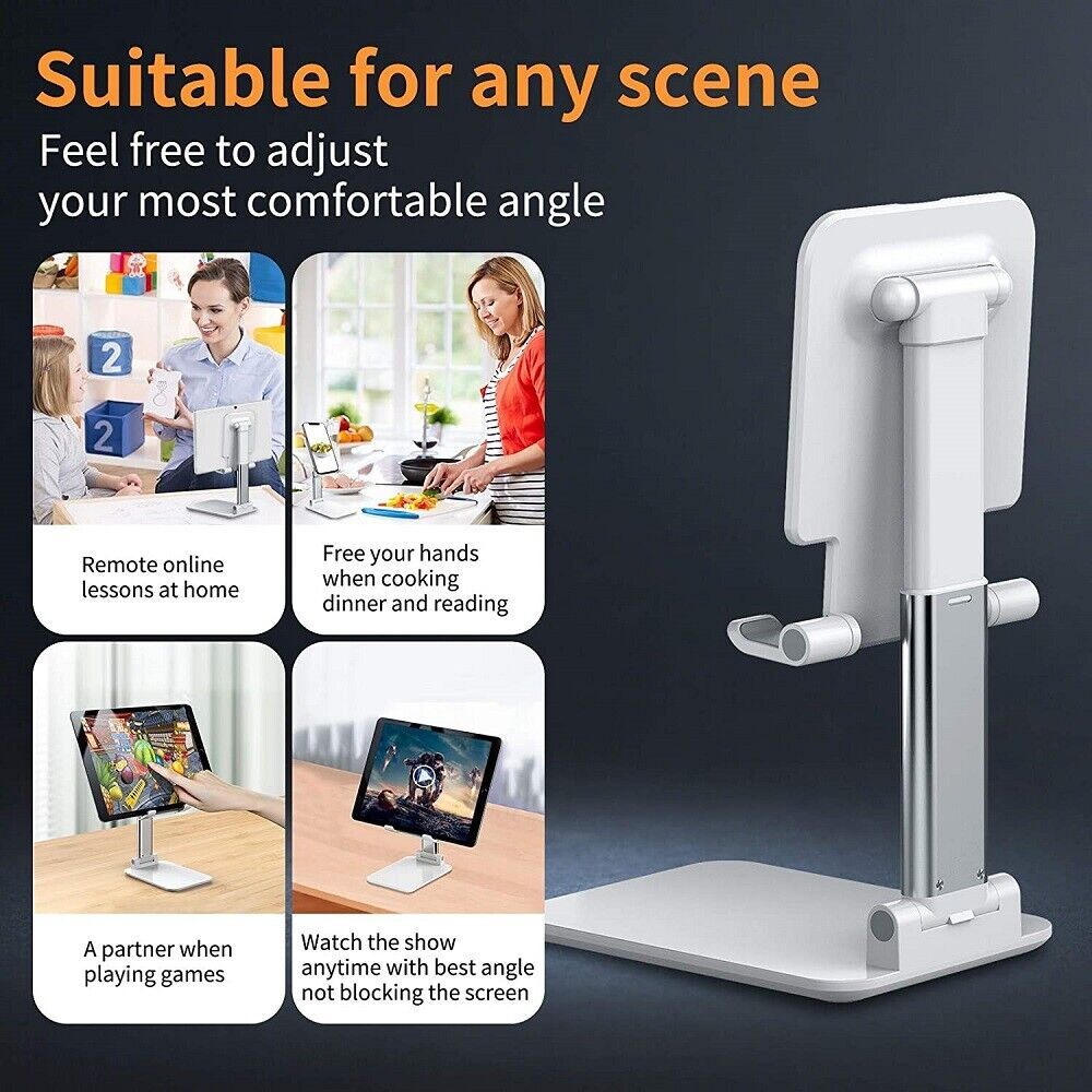 Cell Phone Stand Desktop Holder Tablet Stand Mount Mobile Phone Desktop Tablet Holder Table Cell Foldable Extend Support Desk Mobile Phone Holder Stand Buy Center