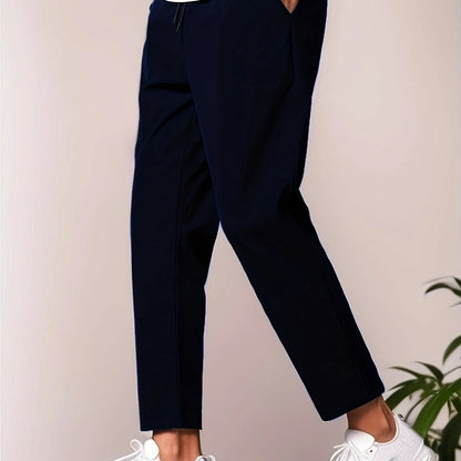 Just Arrived at Buy Center: Autumn Leisure Slim-fitting Ankle Length Trousers