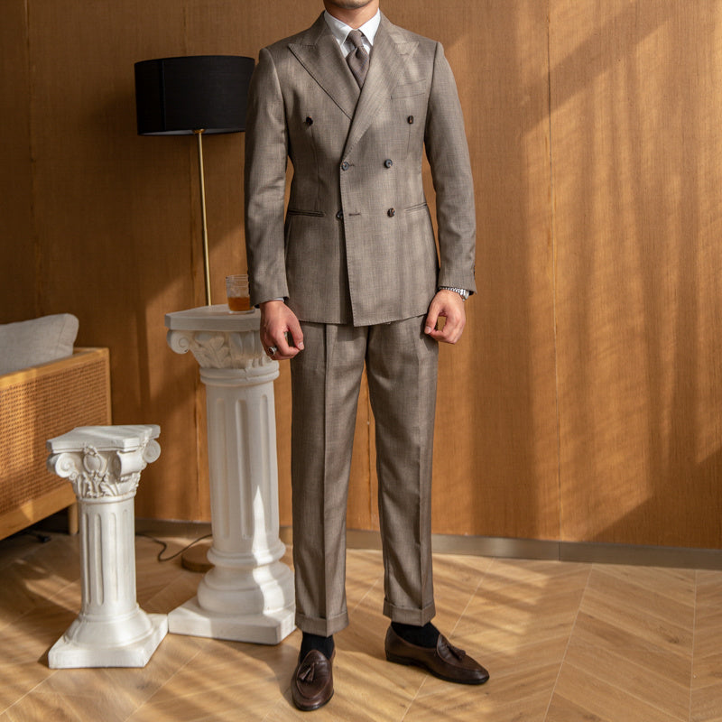 Just Arrived at Buy Center: Men's Retro Elegant Double-breasted Fashion Business Suit