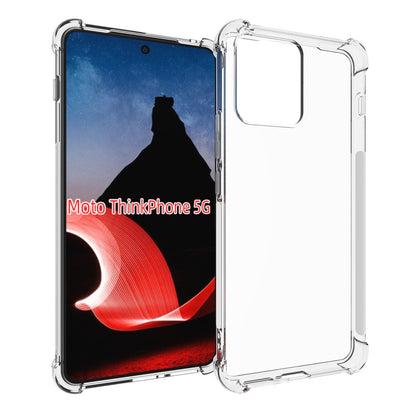 Now Available at Buy Center: Transparent Anti Drop Four Corner Airbag Phone Case Transparent MotoThinkPhone5G