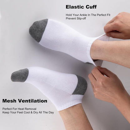 Chaussettes basses en coton pour homme, respirantes, pour l'été