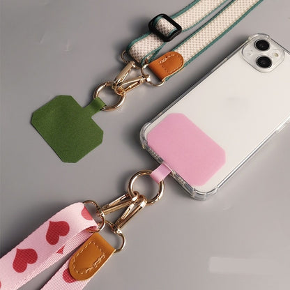 New at Buy Center: Mobile Phone Lanyard Crossbody Bag Solid Color Long Braces Detachable Multi-purpose Strap Rope