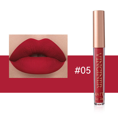 Buy Center Exclusive Offer-12 Colors Lip Lacquer Matte Liquid Lipstick Waterproof 5 Colors