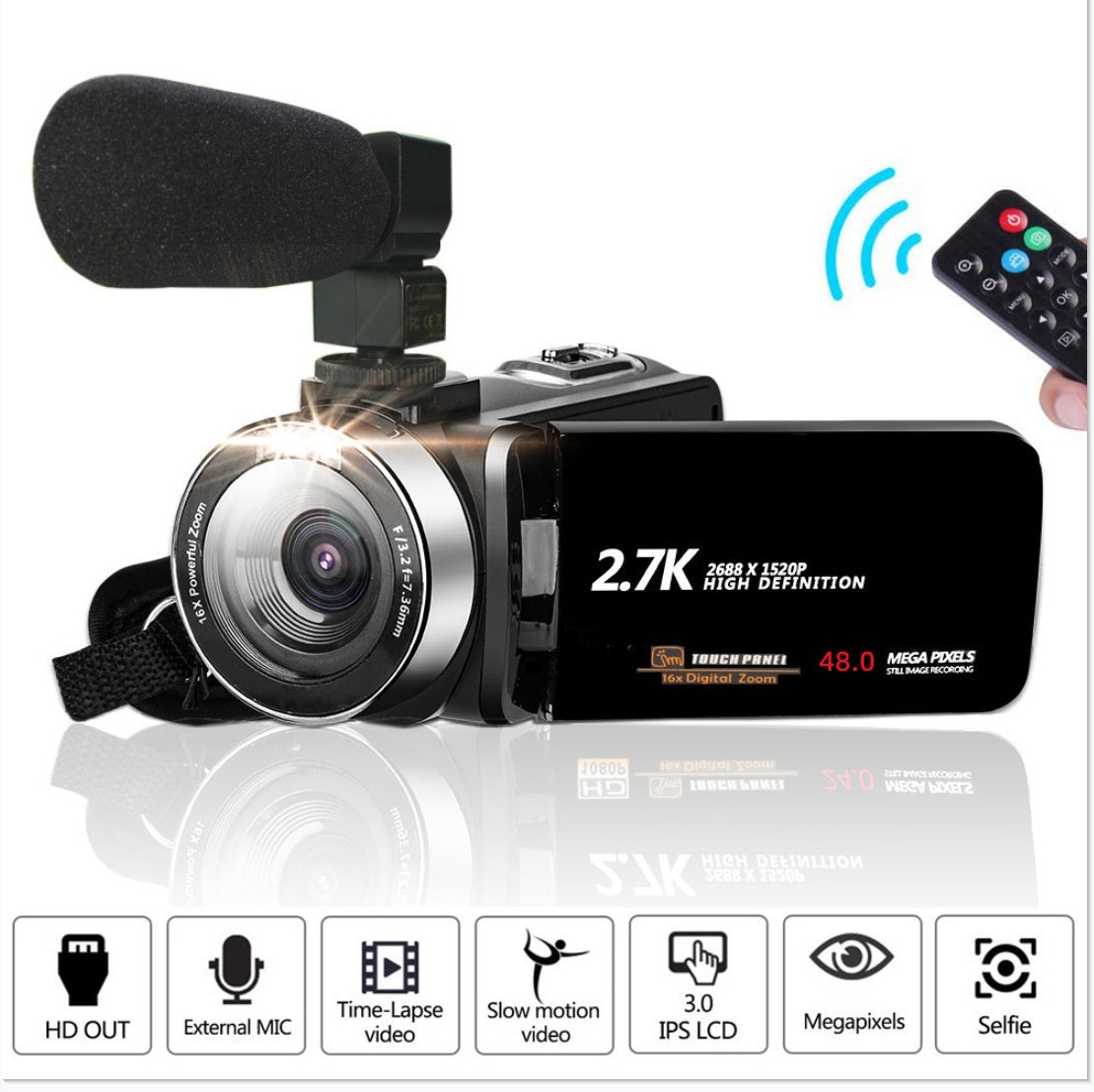 English Product 27K HD 48 Million Pixel Digital Video Camera Home Travel Camera DV06S Buy Center