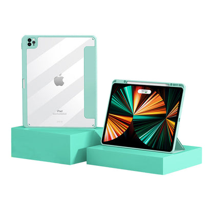 Trending Now at Buy Center: Compatible with Apple , Magnetic Split Protective Case With Pen Slot Light Green