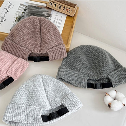 Outdoor Autumn And Winter Warm Hemming Knitted Woolen Cap