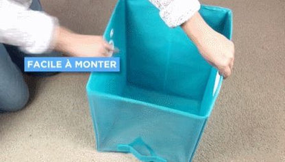 Newly Released at Buy Center: Folding Detachable Padded Folding Storage Basket Dirty Clothes Hamper