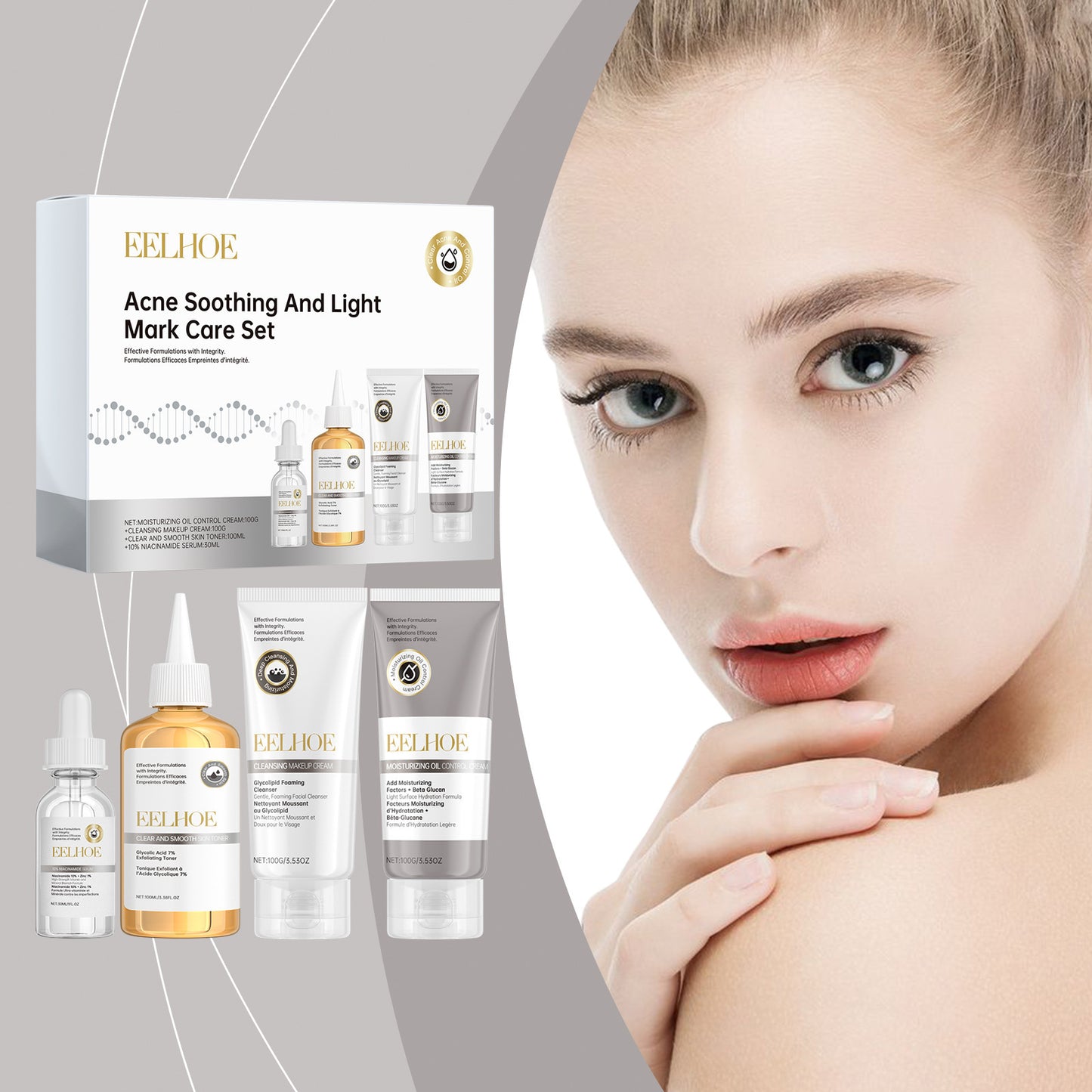 Buy Center Ultimate-Acne Care Suit Brightens Skin And Moisturizes