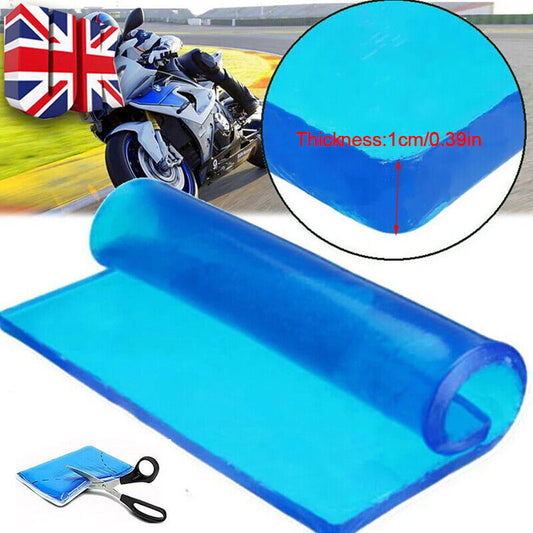 Newly Arrived at Buy Center: Motorcycle Seat Gel Pad Shock Absorption Mat Motorbike Comfort Cushion Cooling Blue