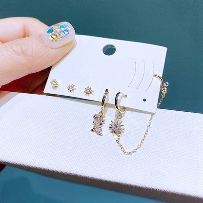 European And American Trendy Earrings Suit