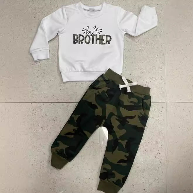 Fresh Arrivals at Buy Center: Brothers' Clothes Camouflage Printing Suit