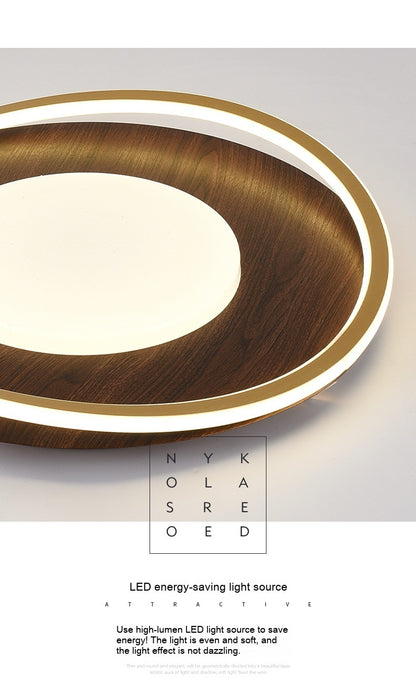 New at Buy Center: Log Bedroom Ceiling Lamp Modern Minimalist