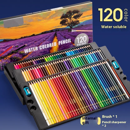 Buy Center Handpicked- Water-soluble Oily Hand-painted Sketch Color Brush Color Lead Water 120 Colors